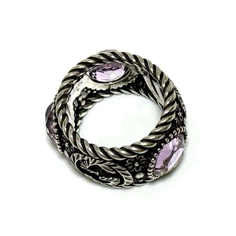 Gucci Women's Interlocking G Ring, Silver - image 7